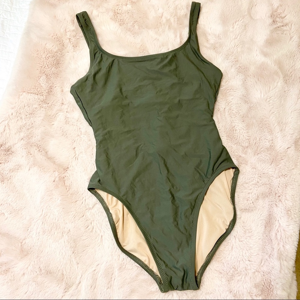NWOT J.CREW 1989 Scoopback One Piece Swimsuit